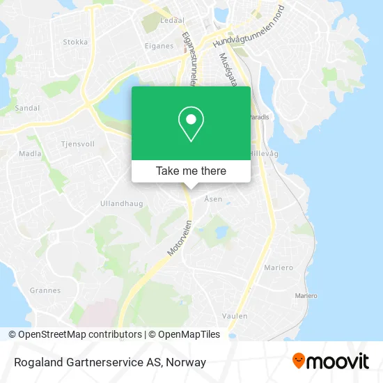 Rogaland Gartnerservice AS map