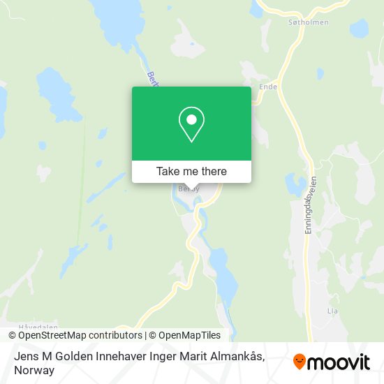 Jens M Golden Innehaver Inger Marit Almankås map