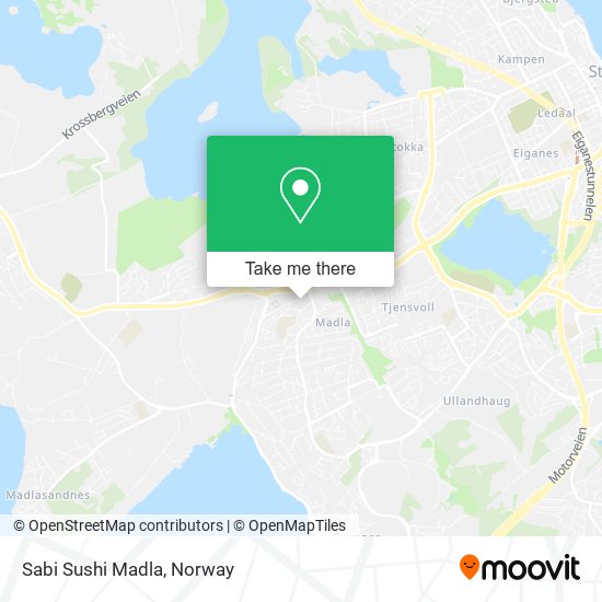 Sabi Sushi Madla map