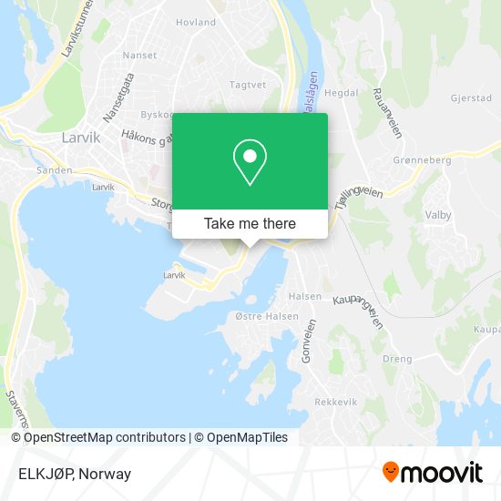 ELKJØP map