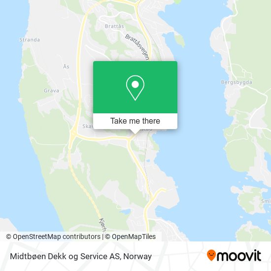 Midtbøen Dekk og Service AS map