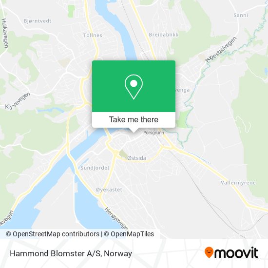Hammond Blomster A/S map