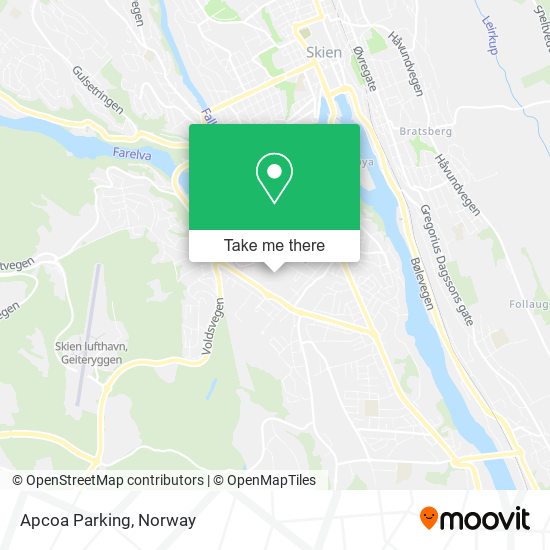 Apcoa Parking map