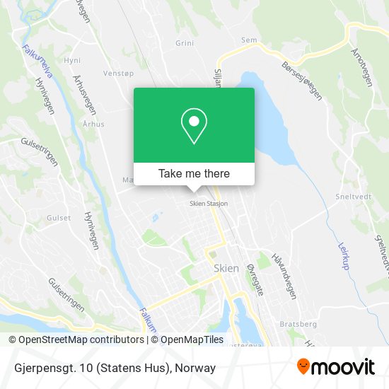 Gjerpensgt. 10 (Statens Hus) map