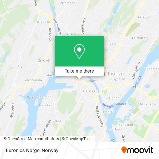 Euronics Norge map