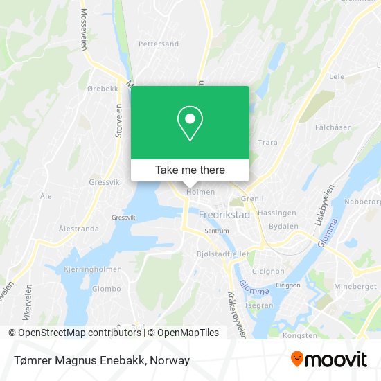 Tømrer Magnus Enebakk map