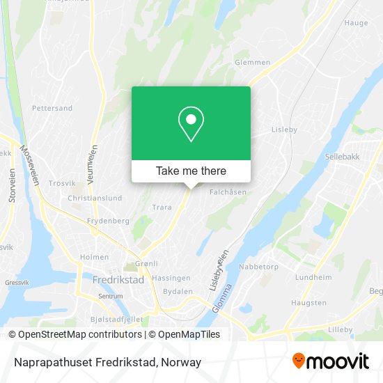 Naprapathuset Fredrikstad map