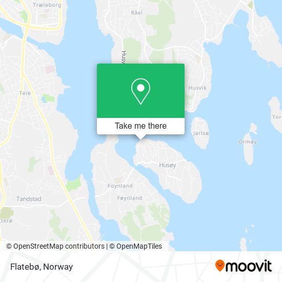 Flatebø map