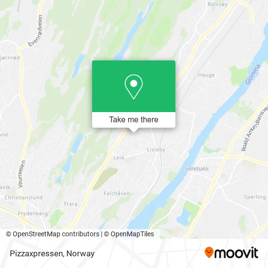 Pizzaxpressen map