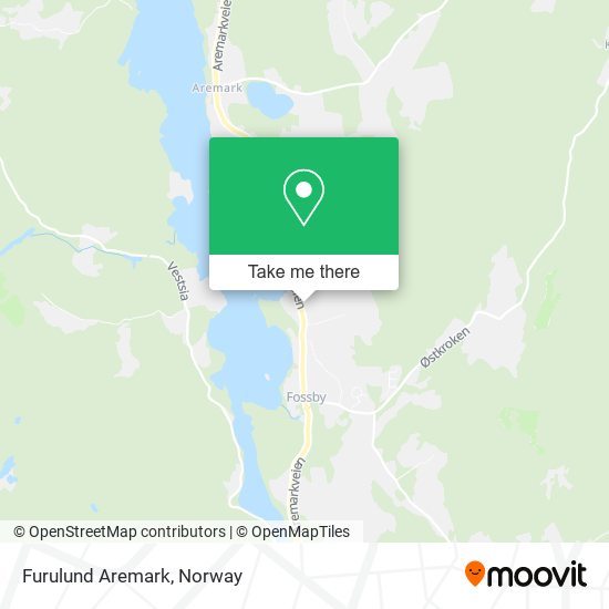 Furulund Aremark map