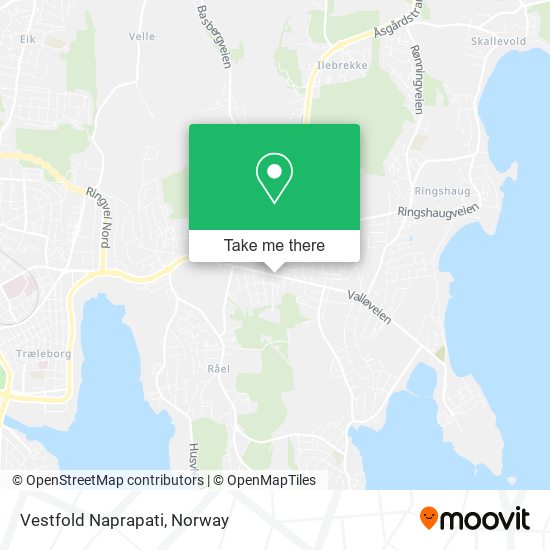 Vestfold Naprapati map