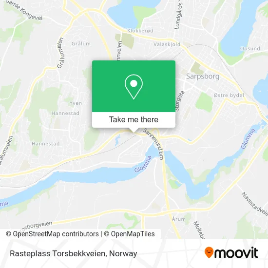 Rasteplass Torsbekkveien map