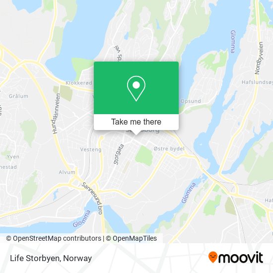 Life Storbyen map