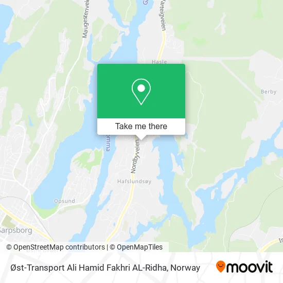 Øst-Transport Ali Hamid Fakhri AL-Ridha map