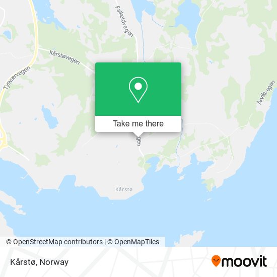 Kårstø map