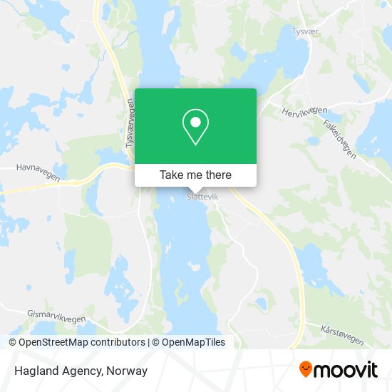 Hagland Agency map