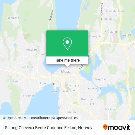 Salong Cheveux Bente Christine Fikkan map