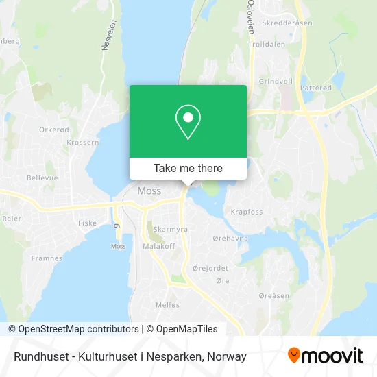 Rundhuset - Kulturhuset i Nesparken map