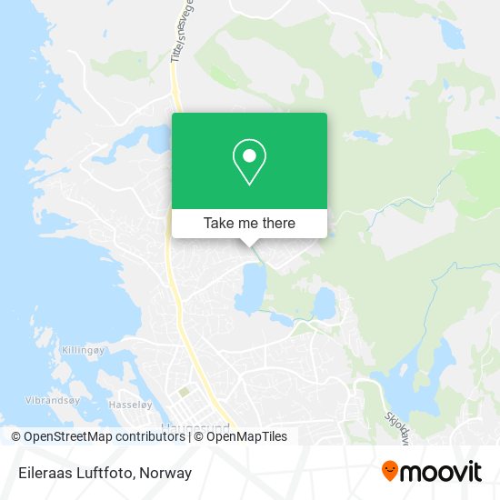 Eileraas Luftfoto map