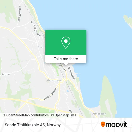 Sande Trafikkskole AS map