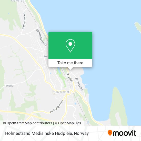 Holmestrand Medisinske Hudpleie map