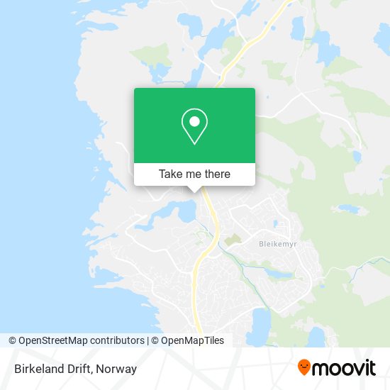 Birkeland Drift map