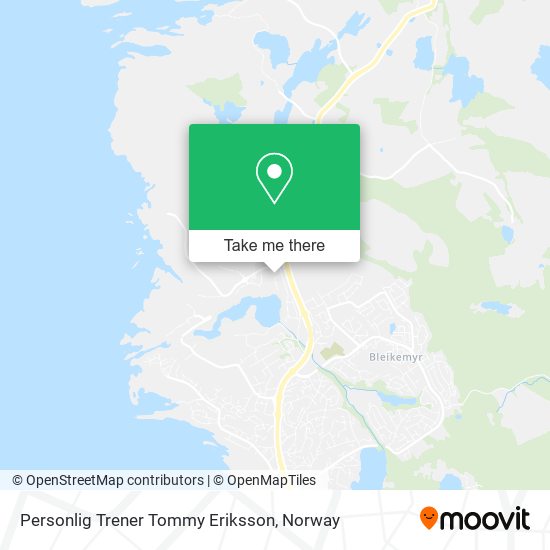 Personlig Trener Tommy Eriksson map