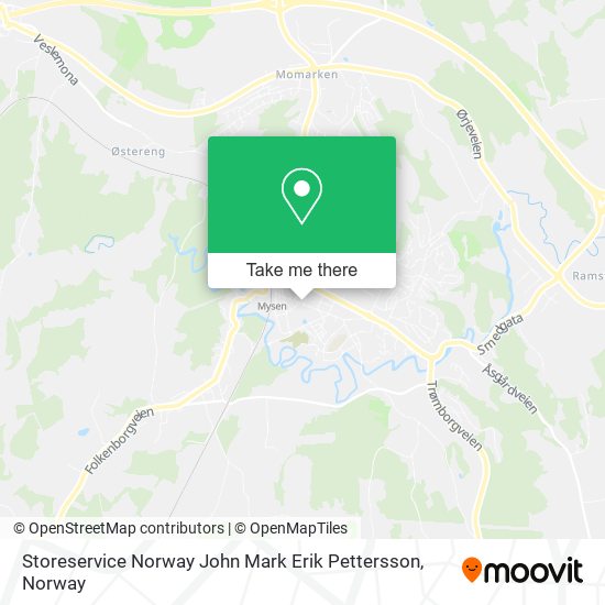 Storeservice Norway John Mark Erik Pettersson map
