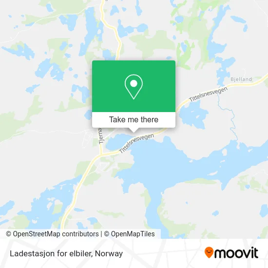 Ladestasjon for elbiler map