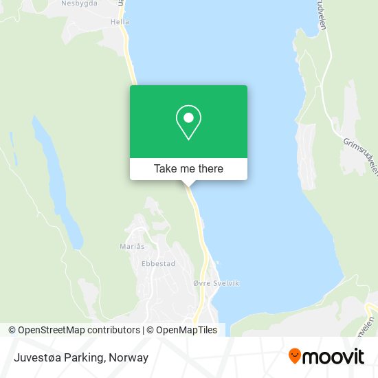 Juvestøa Parking map