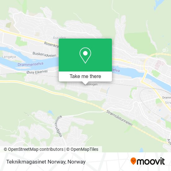Teknikmagasinet Norway map