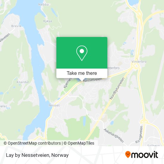 Lay by Nessetveien map