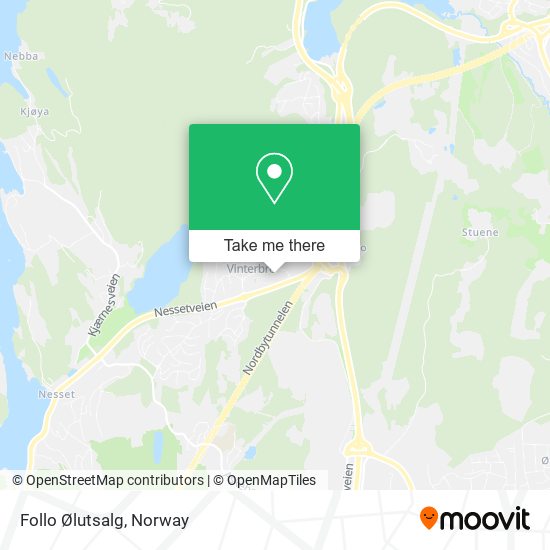 Follo Ølutsalg map