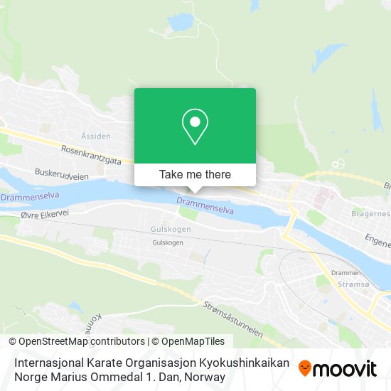 Internasjonal Karate Organisasjon Kyokushinkaikan Norge Marius Ommedal 1. Dan map