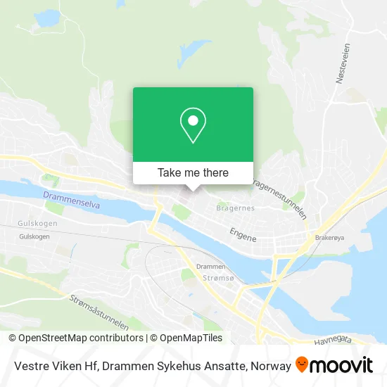 Vestre Viken Hf, Drammen Sykehus Ansatte map