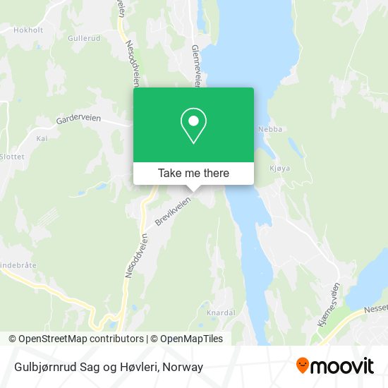 Gulbjørnrud Sag og Høvleri map