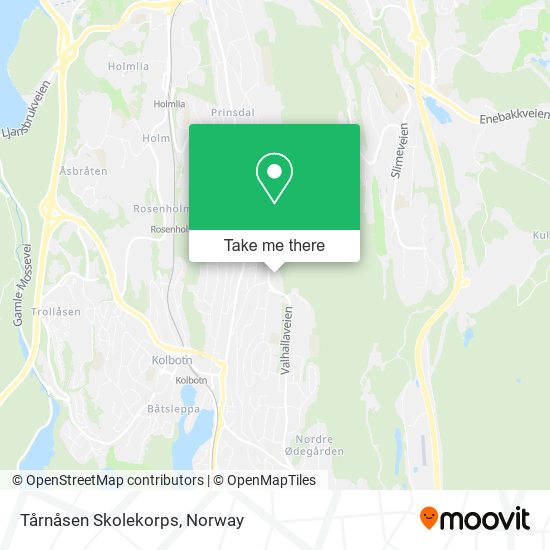 Tårnåsen Skolekorps map