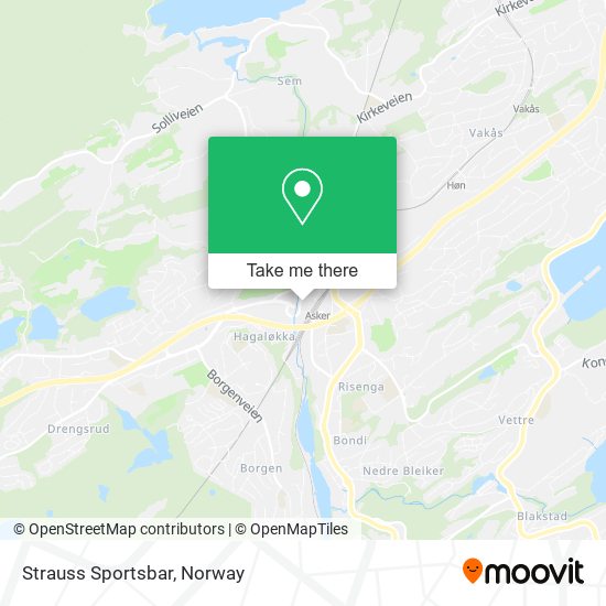 Strauss Sportsbar map