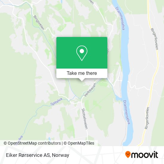 Eiker Rørservice AS map