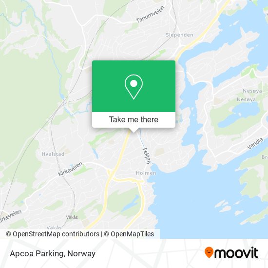 Apcoa Parking map