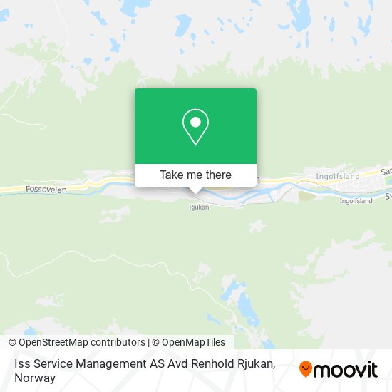 Iss Service Management AS Avd Renhold Rjukan map