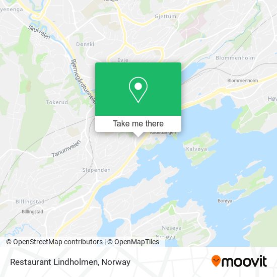 Restaurant Lindholmen map