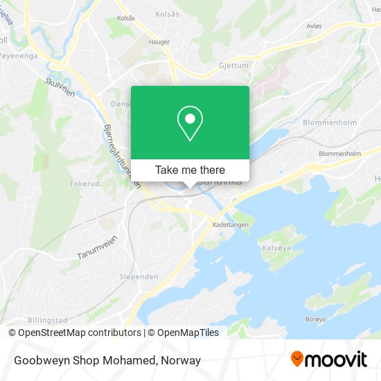 Goobweyn Shop Mohamed map