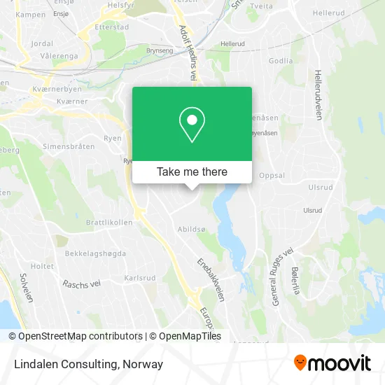Lindalen Consulting map