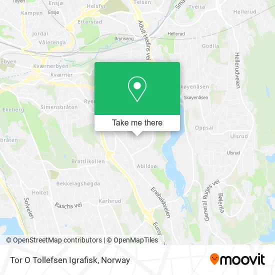 Tor O Tollefsen Igrafisk map