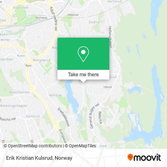 Erik Kristian Kulsrud map