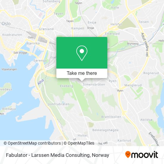 Fabulator - Larssen Media Consulting map