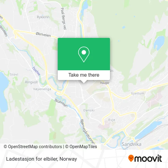 Ladestasjon for elbiler map