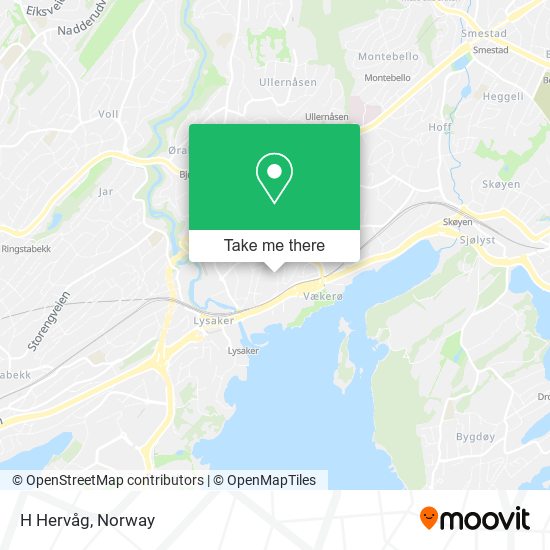 H Hervåg map