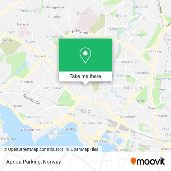 Apcoa Parking map